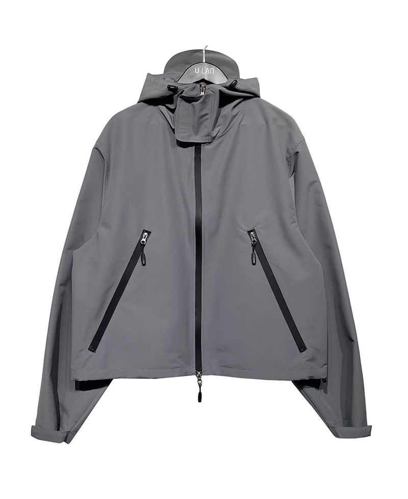(UNISEX) ハイネックフードウィンドジャケット