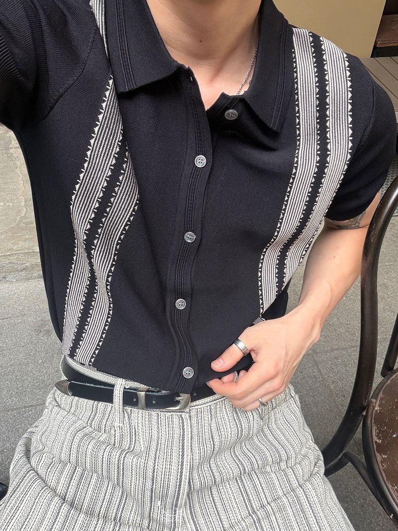 Ethnic knit half cardigan(3color)