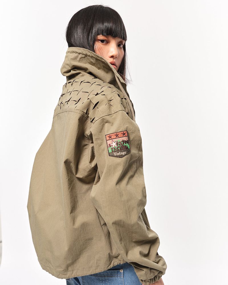 Bluesf Garden Snip Trench Short Jacket