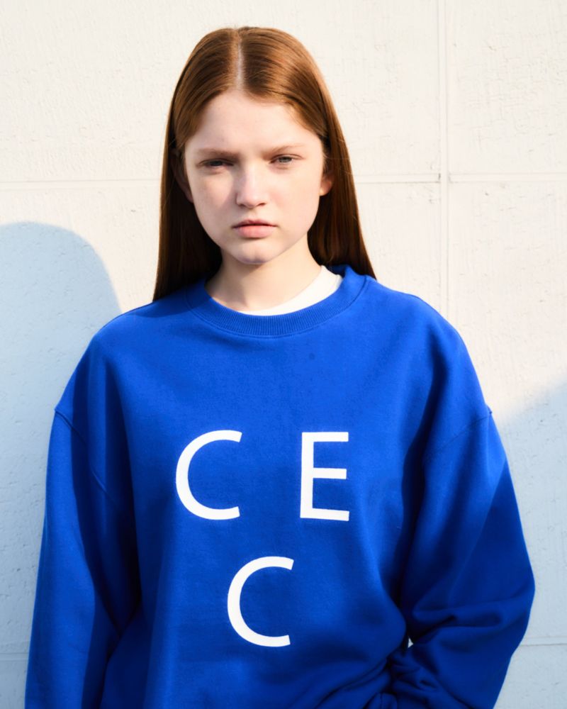 CEC TRIANGLE LOGO SWEATSHIRT(BLUE)