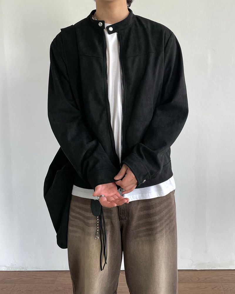 Nova Suede Snap Jacket