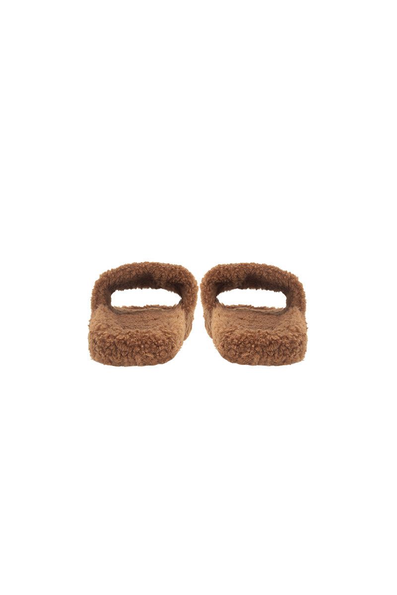 G'day furry sandals (brown)