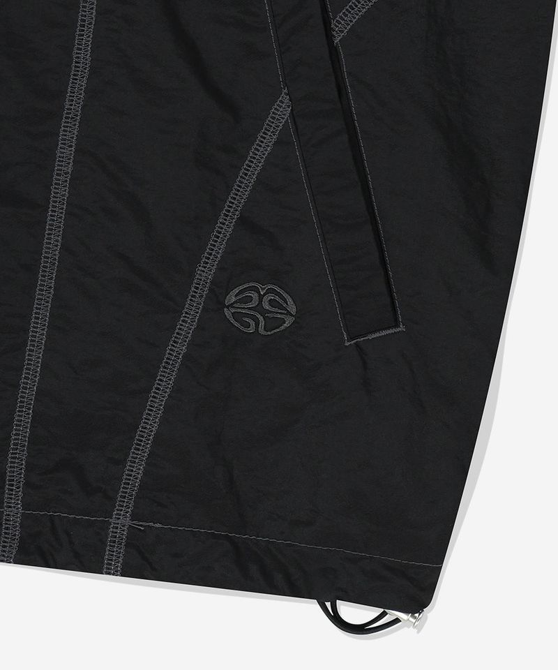 COVER STITCH NYLON TRACK JACKET