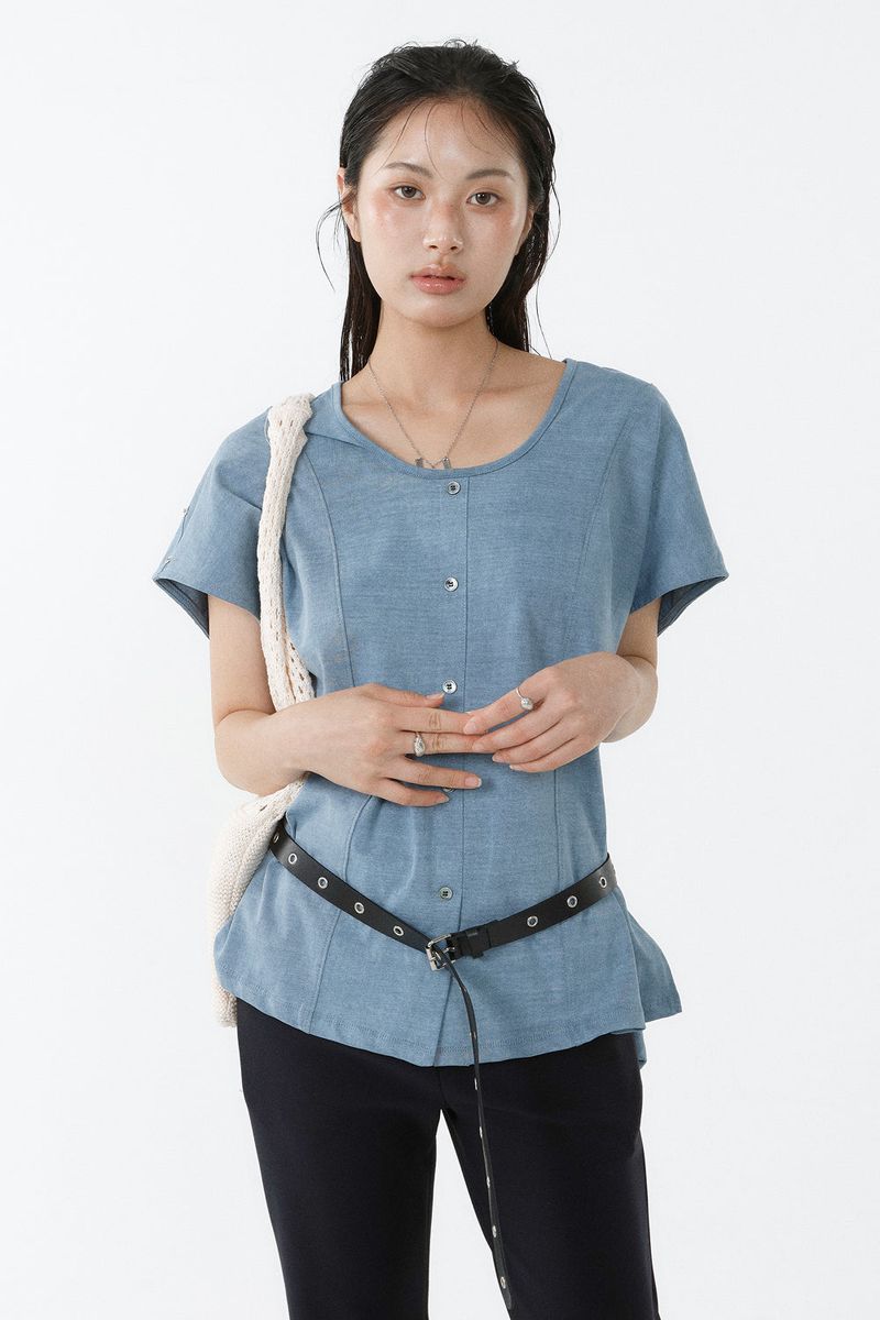 PIGMENT MAISON TOP_DUSTY BLUE