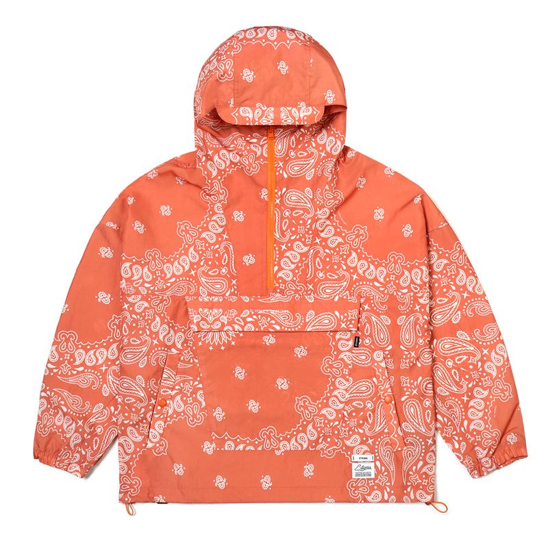 23 PAISLEY ANORAK ORANGE