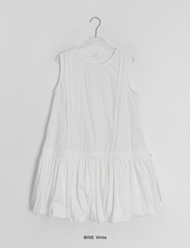 Miha Sleeveless Balloon Midi One Piece