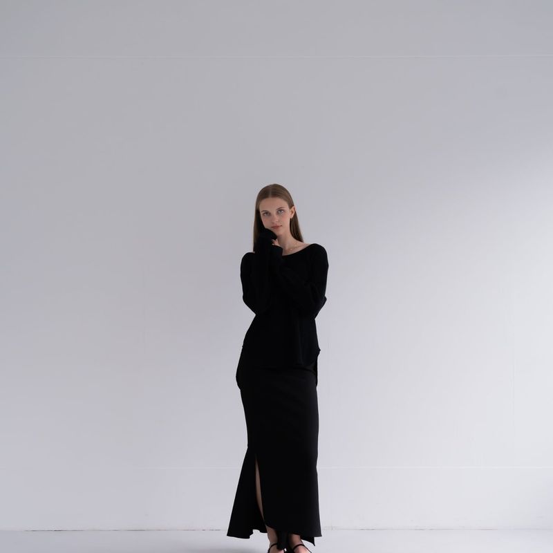 back open long Tshirt