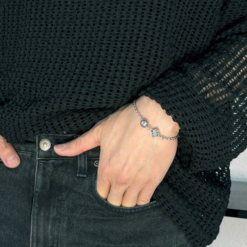 8ball & dice bracelet