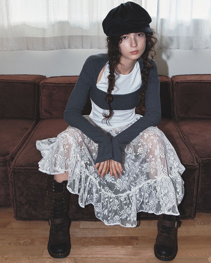 BOHO LACE SKIRT