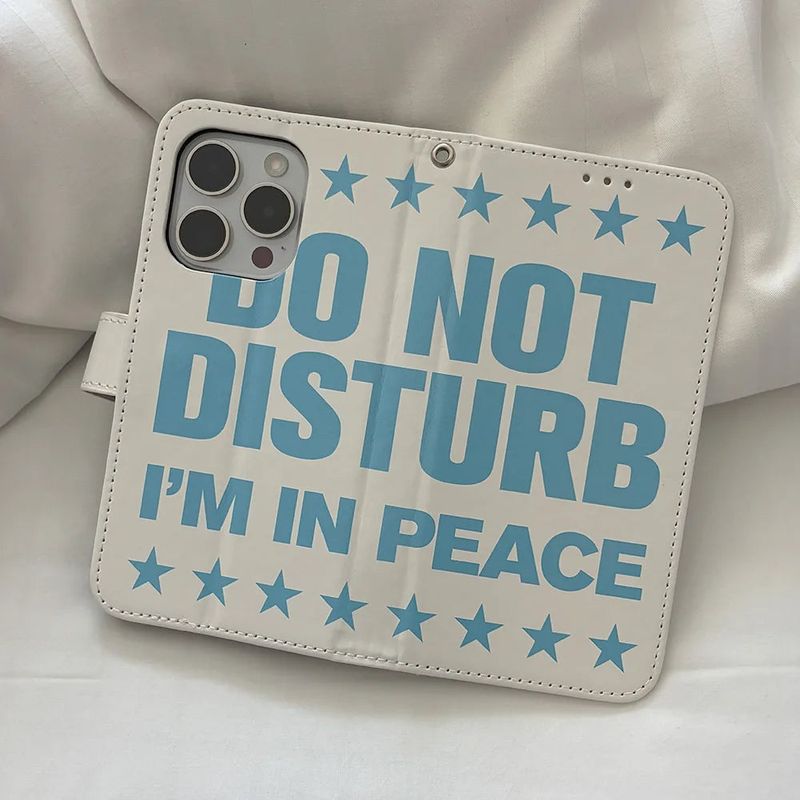 DND, I'm in peace Diary case