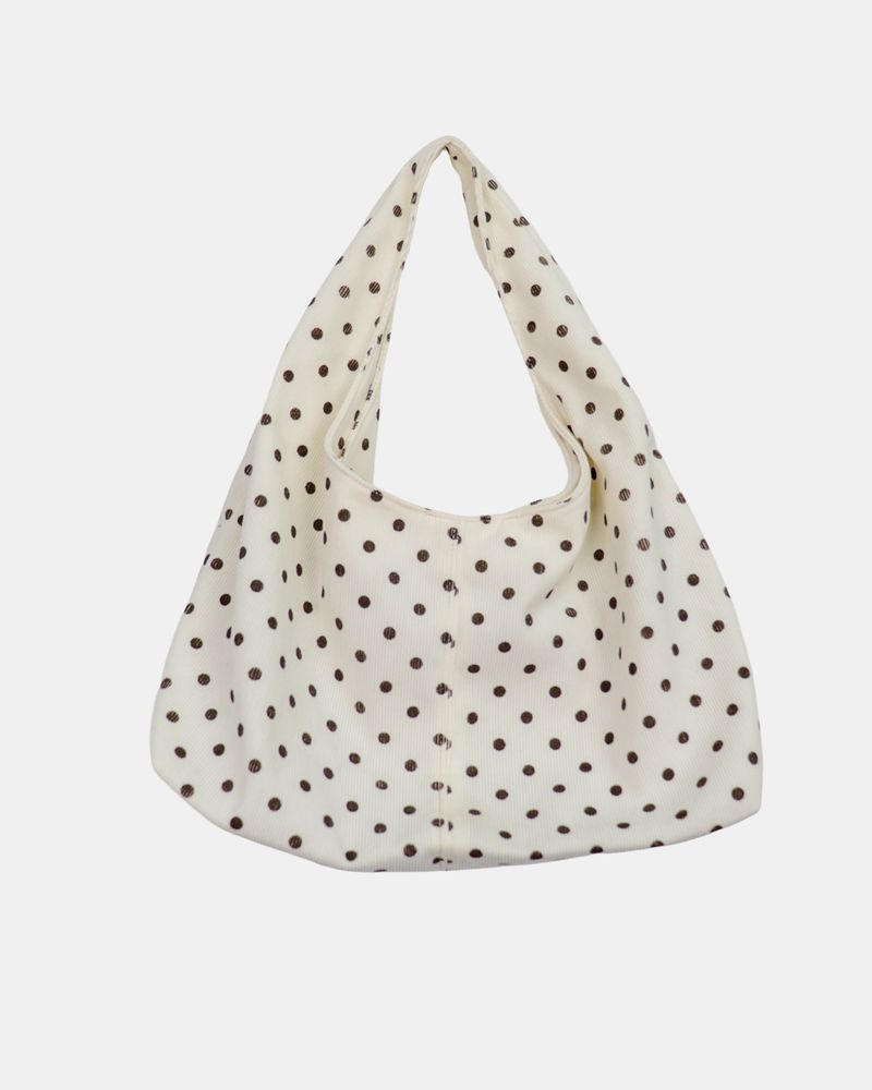 Perkin Corduroy Dot Shoulder Bag