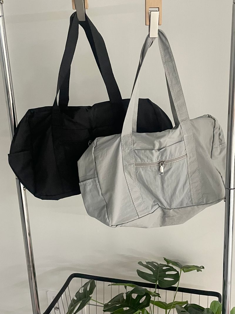 Rectangle nylon shoulder bag