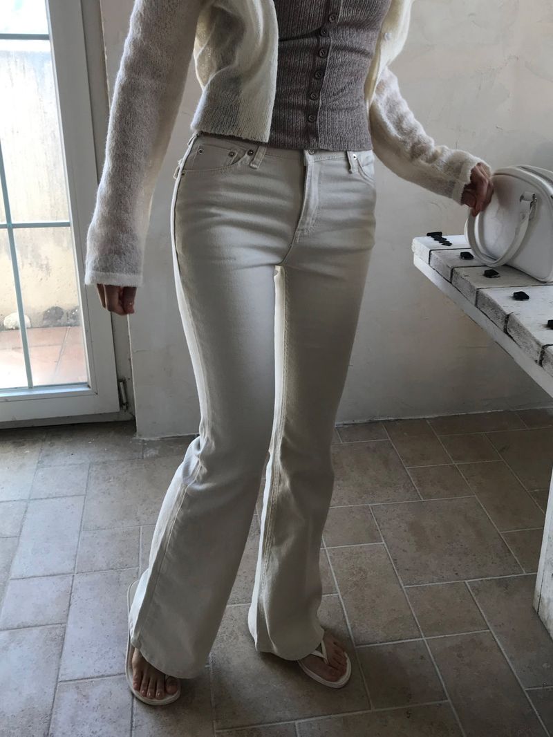 Back Pocket Span Bootcut Pants 