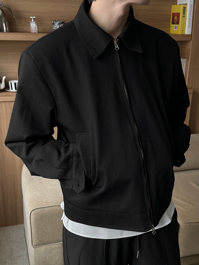 ASCLO Back Embroidery Truecker Jacket (2color)