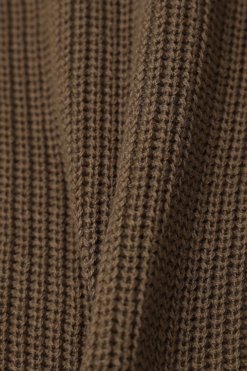 Wig Zipper Round Knit