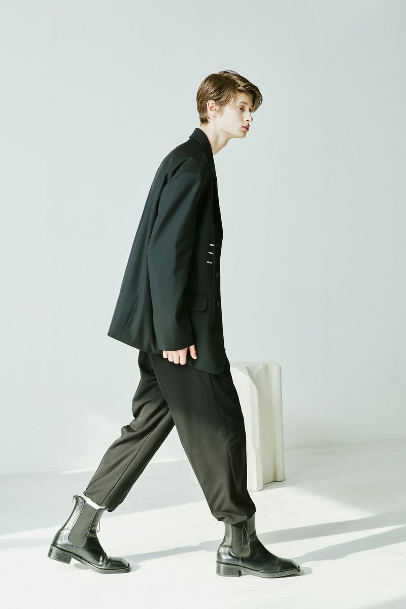 FRONT STITCH STRING JOGGER SLACKS