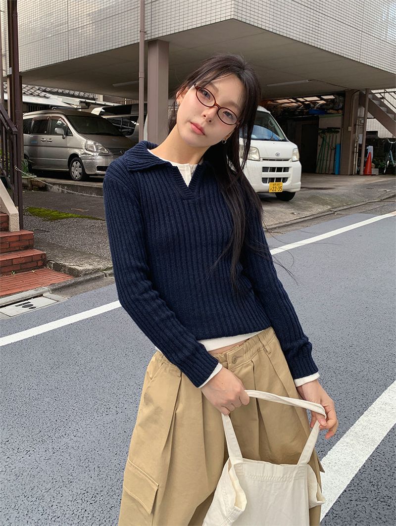 HARRY COLLAR KNIT (4C)