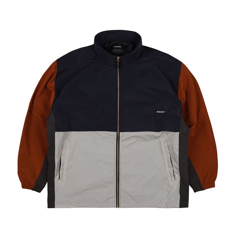 BSR2223FWJK056 MCS WIDE JACKET NAVY BROWN