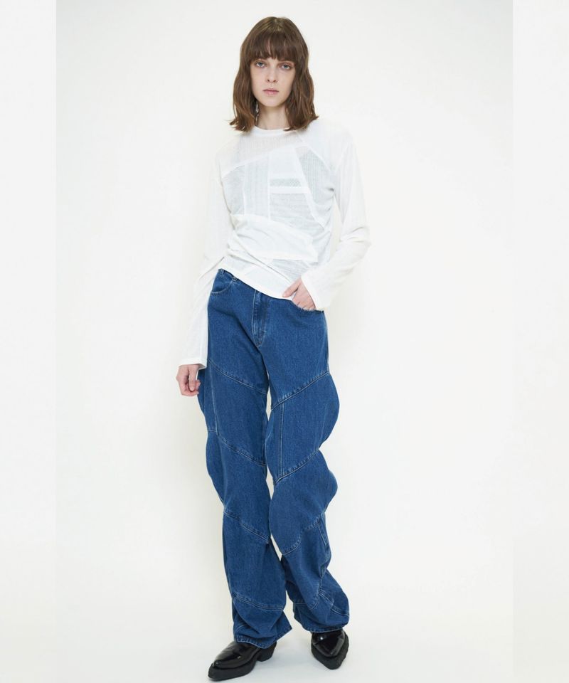 PATCHWORK RIB TOP