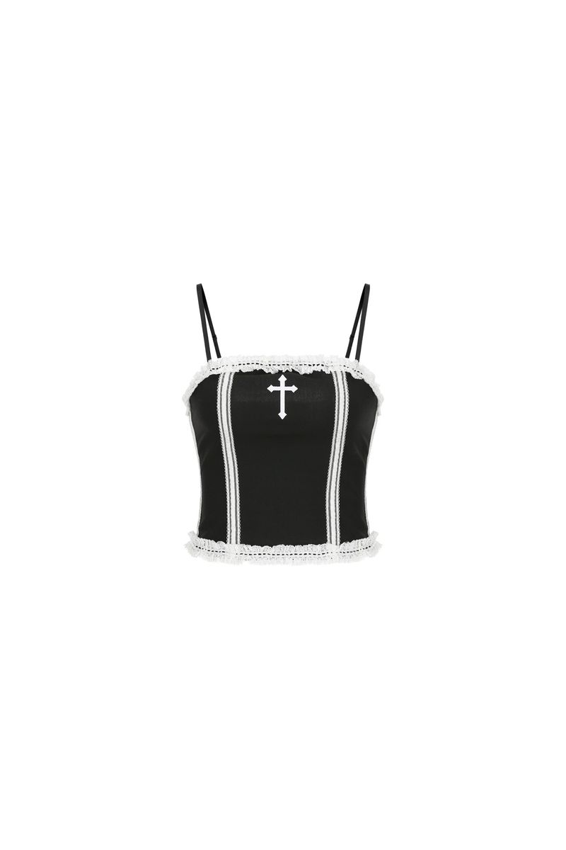 0 6 cross lace bustier