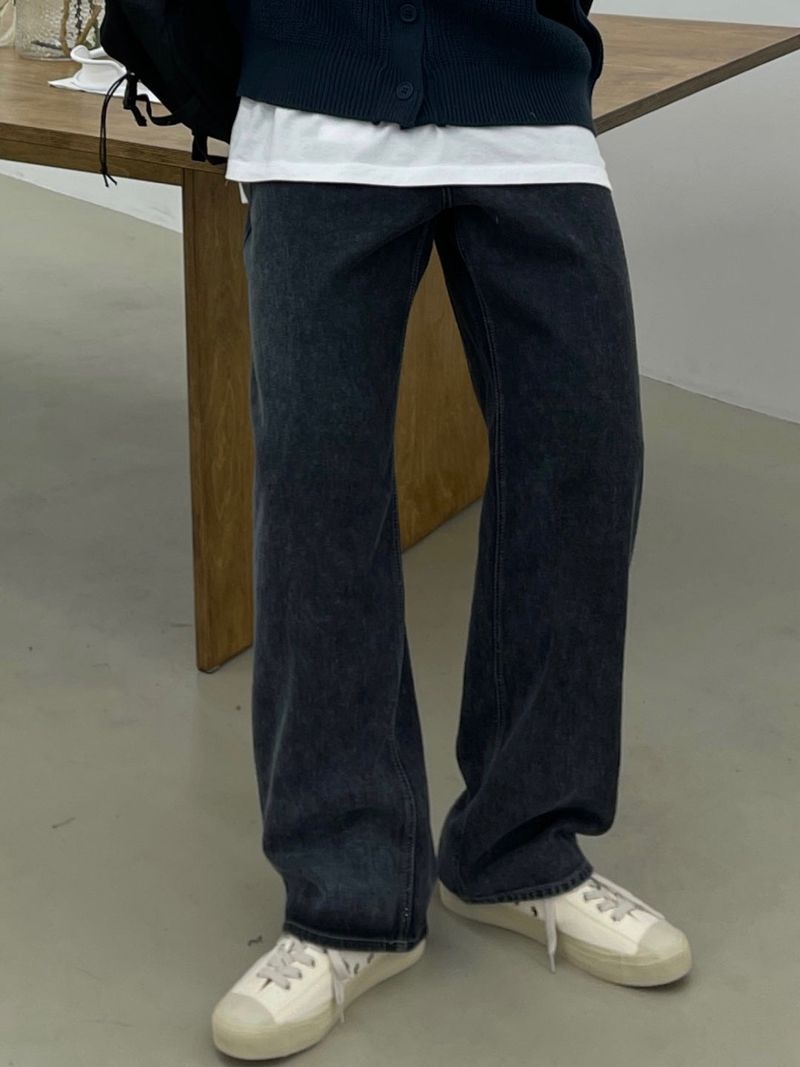 NERB SNOW BLUE SEMI DENIM PANTS(ONE COLOR)