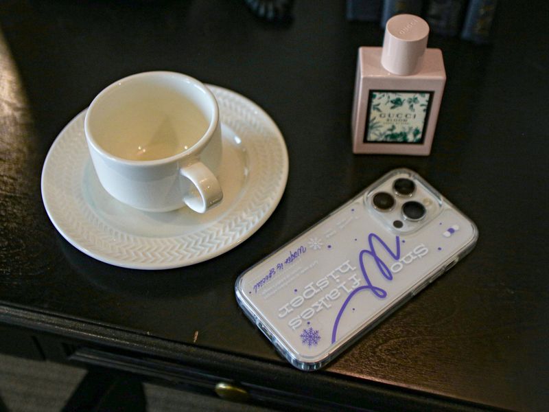【MADE】(2type) Snow Violet Jelly hard Phone case