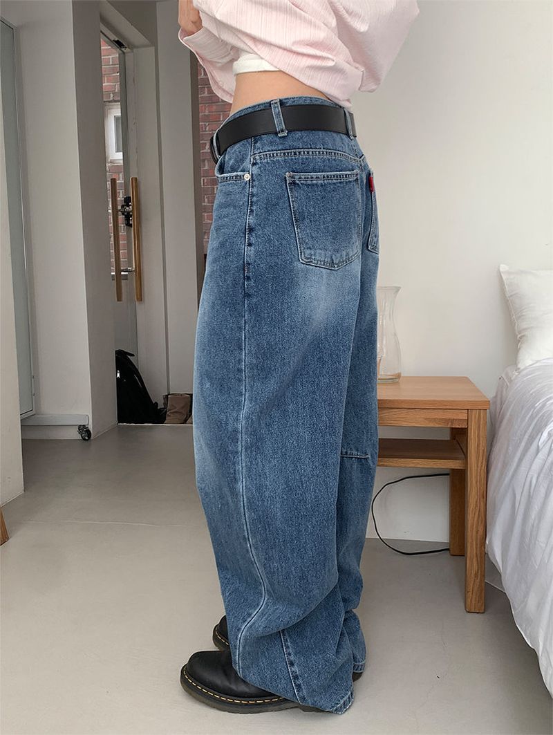 TUCK BALLOON JEANS (2C)