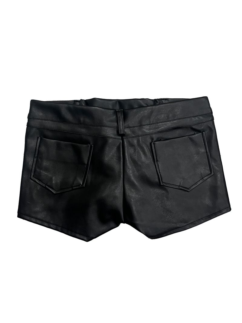 corset leather shorts