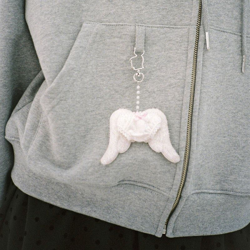 Panty Angel Keyring - WHITE