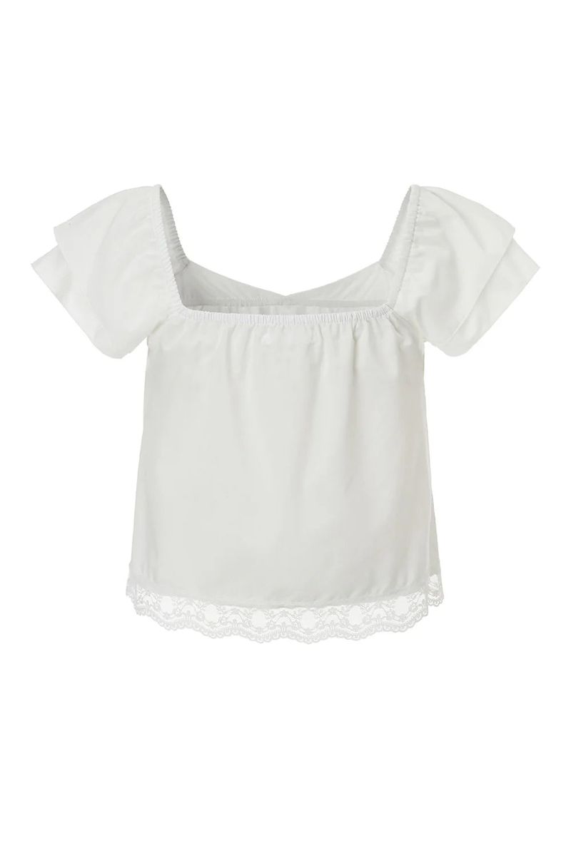 Sorbet top - white