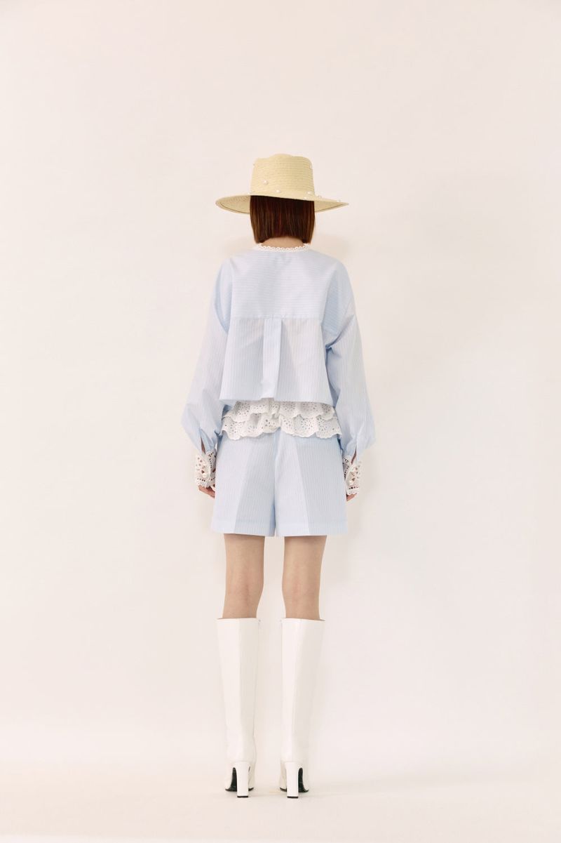 Cotton lace shirt