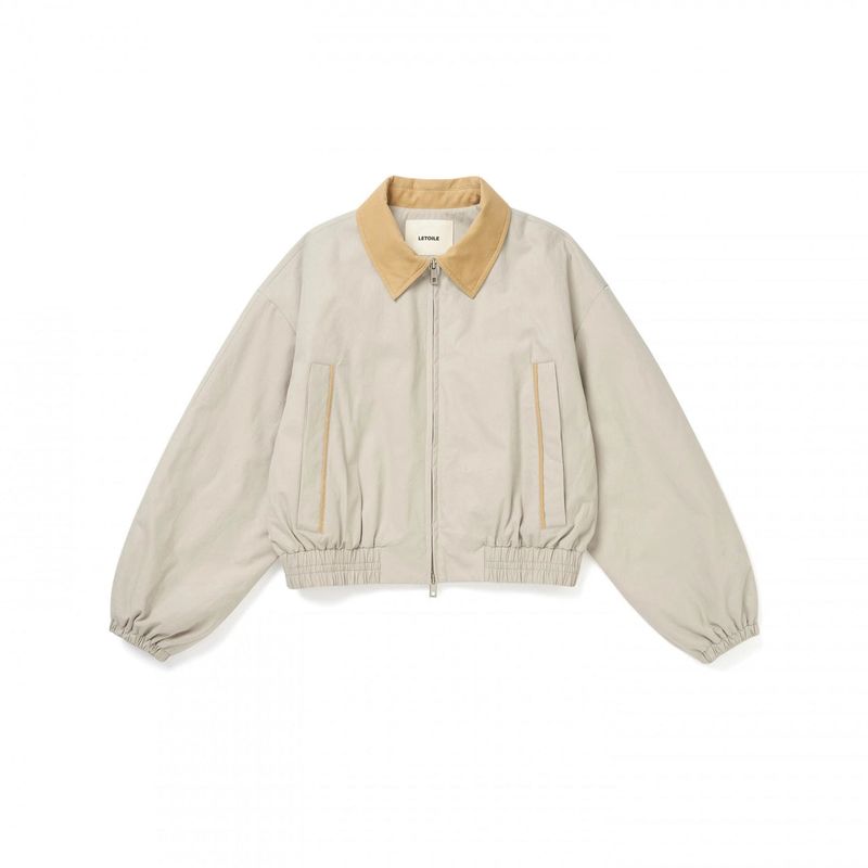 COLLAR POINT BLUSON JACKET _ 2 COLOR (LEBSSJP5070)