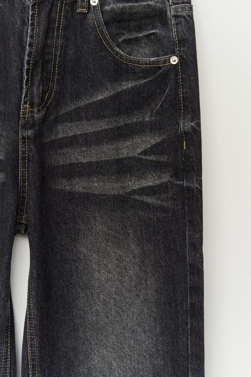 (W) Thunder Washed Bootscut Denim