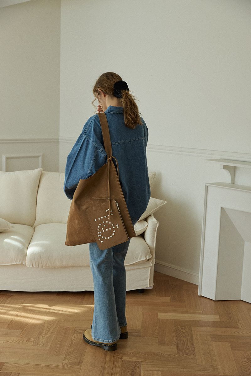 MADE_halo Square Bag (Large)/ BEIGE