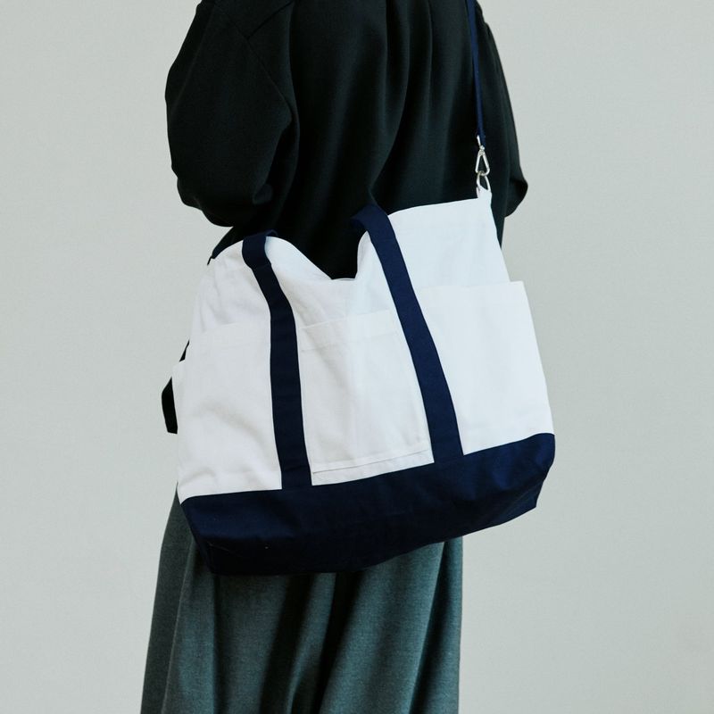 malen（マレン）の「unisex canvas bag white（Bags）」
