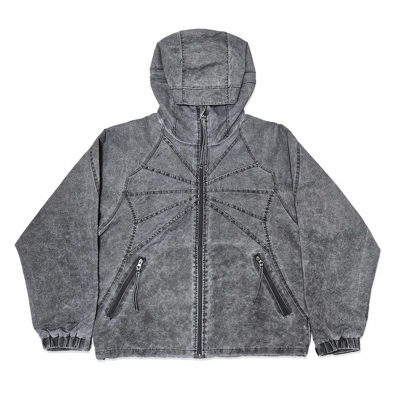 BLEACH LINED JACKET . DIRTY BLACK