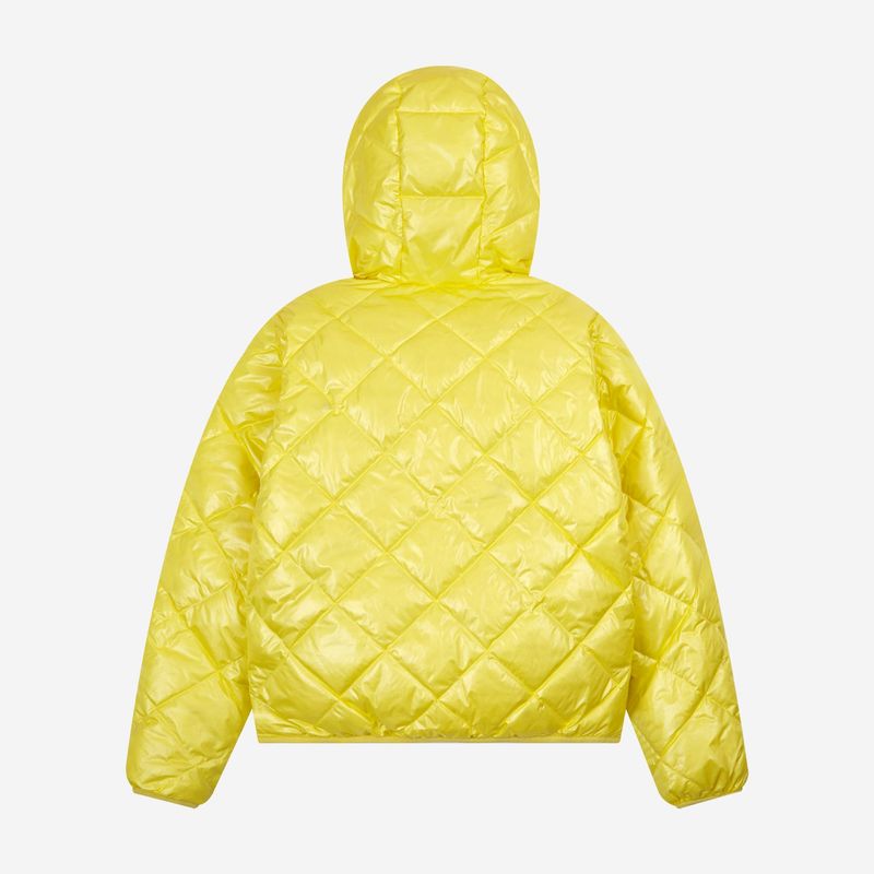 1/2 REVERSIBLE TWO COLOR LIGHT DOWN JACKET (GRAY/YELLOW)