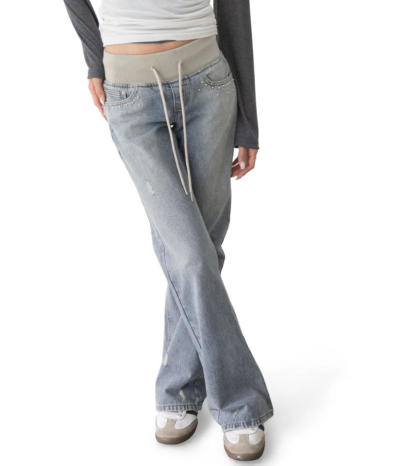 Ruin Layered Banded Bootcut