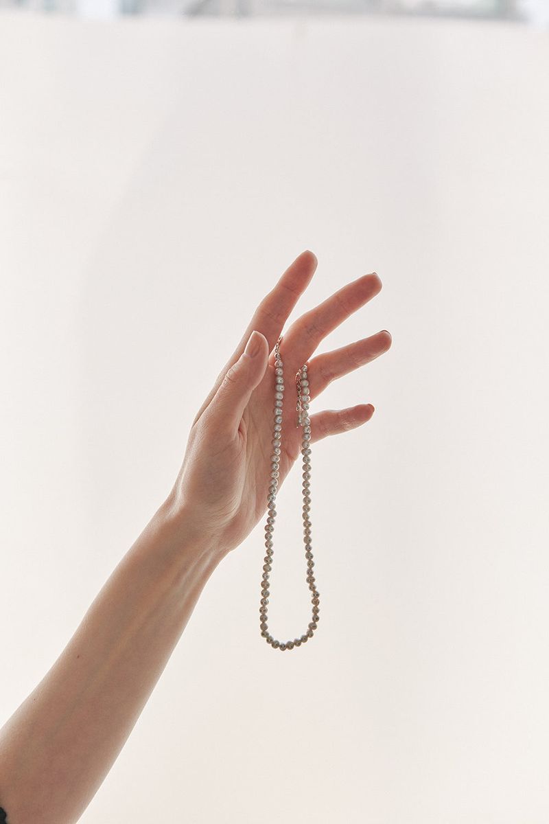 Gray Pearl Necklace