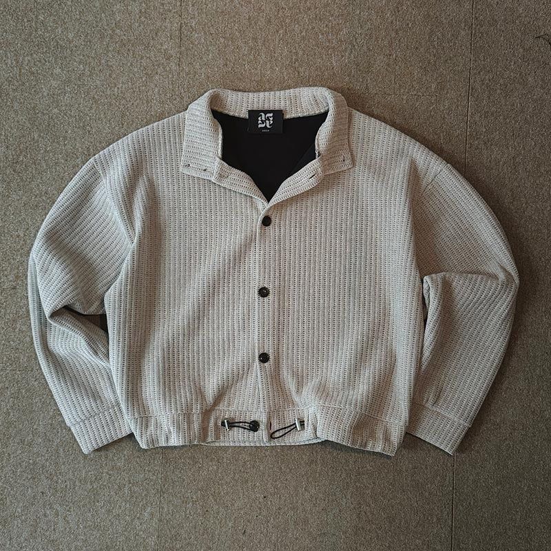 ASCLO String Velour High Neck Cardigan (3color)