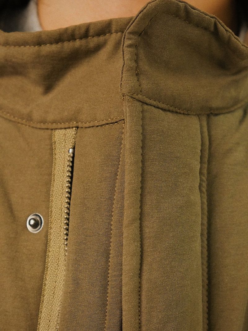 AN Wellon Quilting Short Fishtail Parka