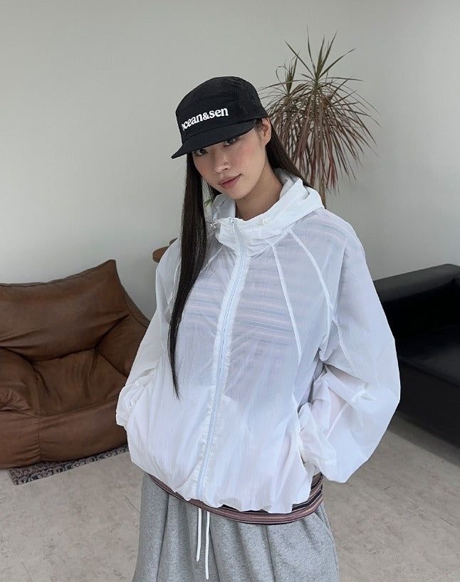 SATIIIZ（サティーズ）の「Enf Cut Light Wind Jacket（Jackets/Outerwear）」