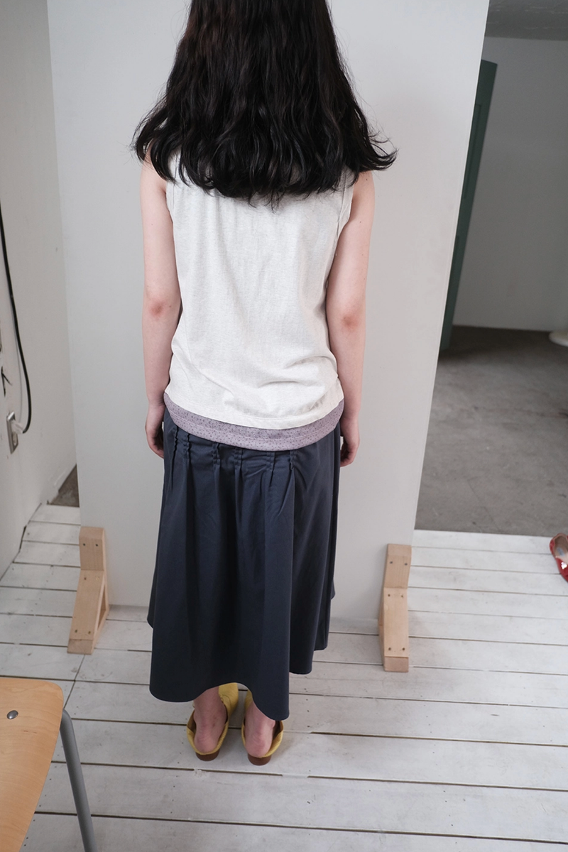 wink shirring skirt (3c)