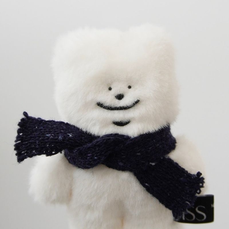 TUTEOGI（トゥトギ）の「tuteogi doll keyring navy muffler（Toys/Key Holders）」