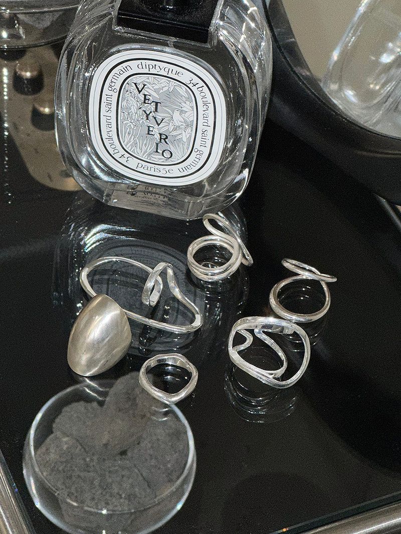 [925silver] Marui bold matt ring