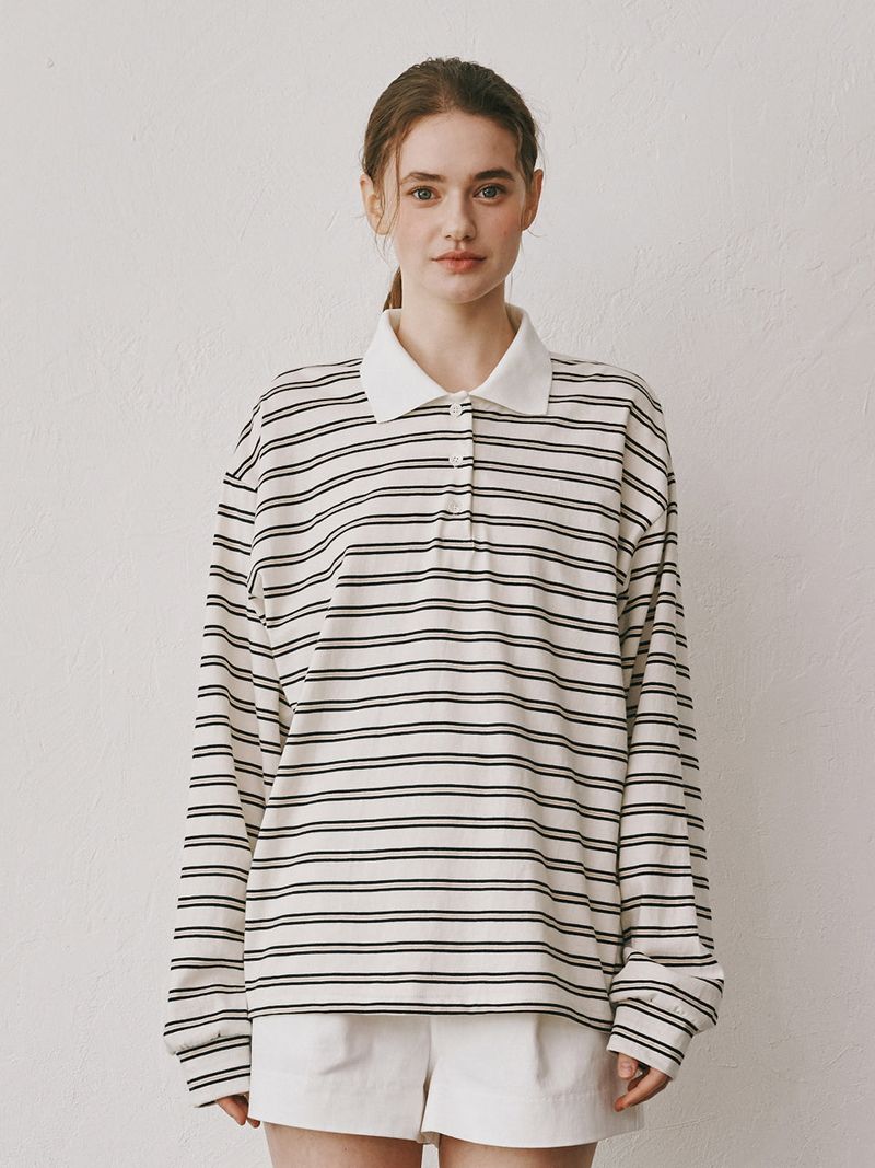 Stripe PK T-shirts (Black)