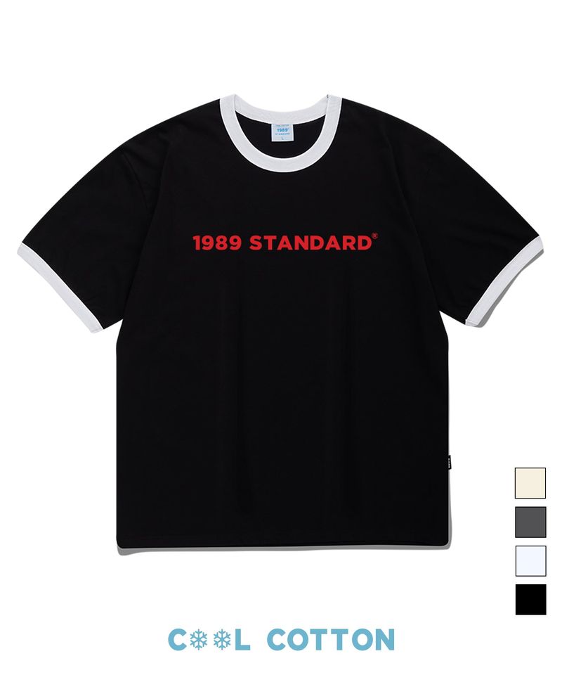 1989STANDARD(1989スタンダード)の「BASIC LOGO Cool Cotton Ringer Short Sleeves (SRSSTD-0006)(Tops)」