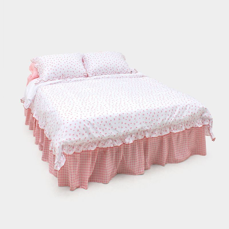dormor(ドルモル)の「Dust-Free Cherry Frill Duvet Cover - SS size(Interior)」