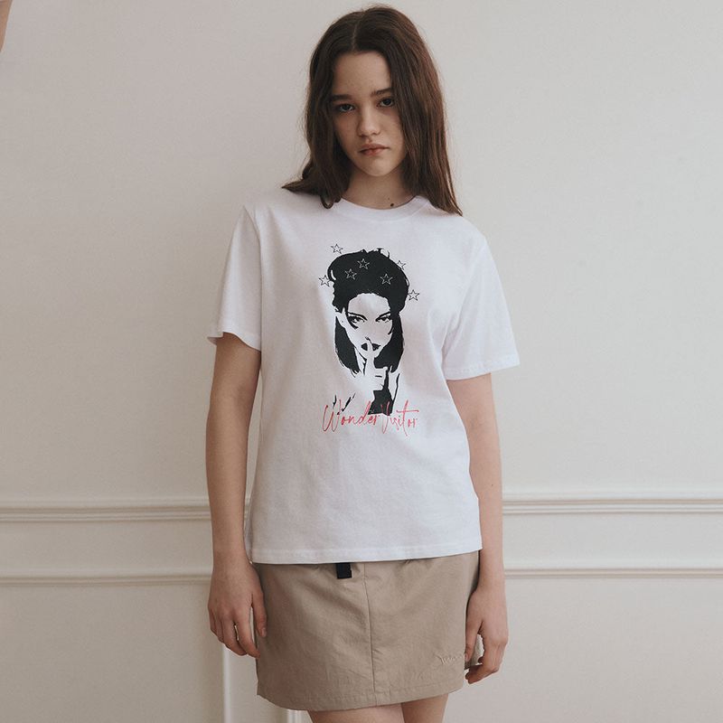 wonder visitor（ワンダービジター）の「Hush T-shirt [2 Color]（Tops）」