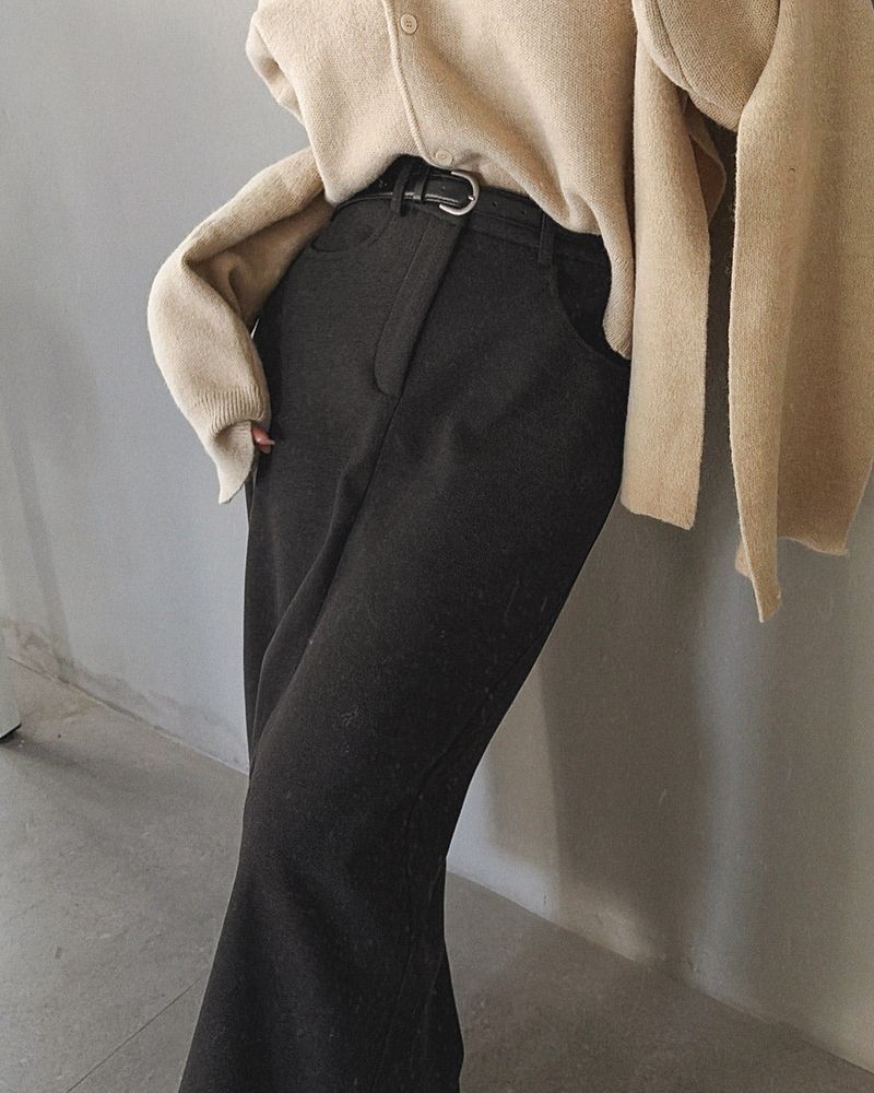 Nuo Belt Long Skirt